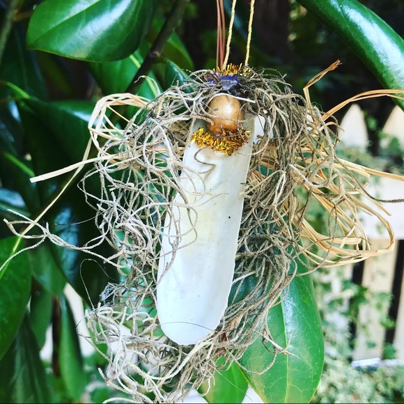 Seashell Angel Ornament Medium Ethnic Skin Tone - Picture 1 of 2